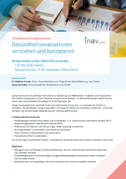Download: Infobroschüre zum Seminar